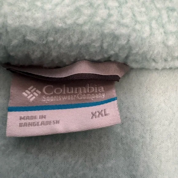Columbia Women’s XXL Blue Fleece Jacket - Picture 2 of 3